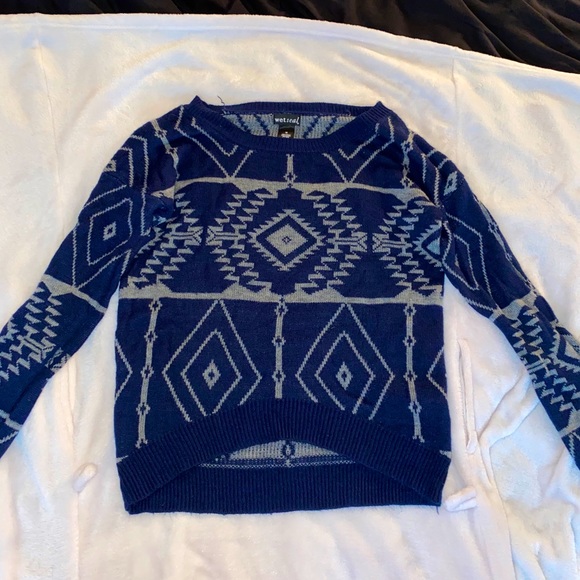 Aztec print cozy sweater - Picture 3 of 5